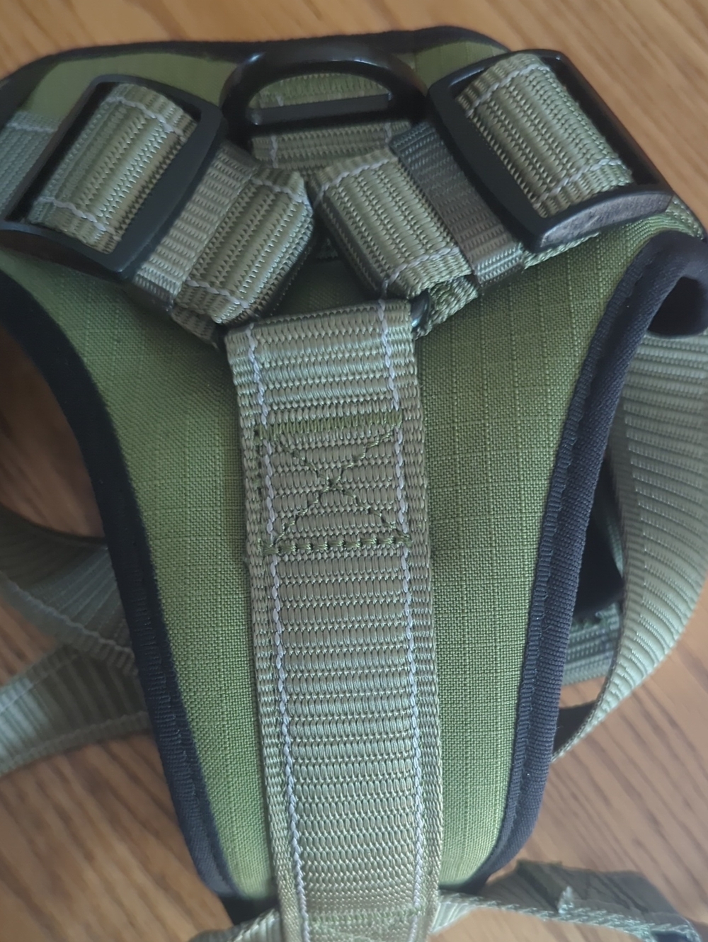 Kong Olive Green Padded Dog Harness with Black Trim